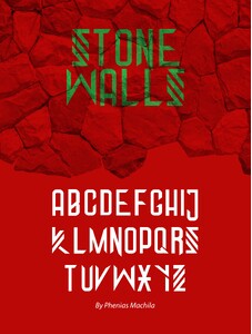 Stone Walls font